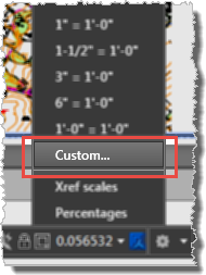 AutoCAD add custom scale