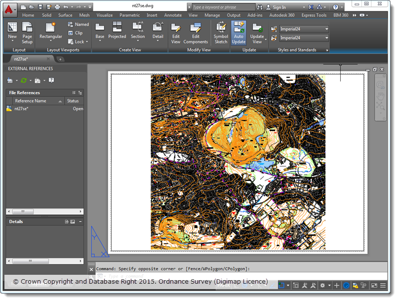 AutoCAD full page print