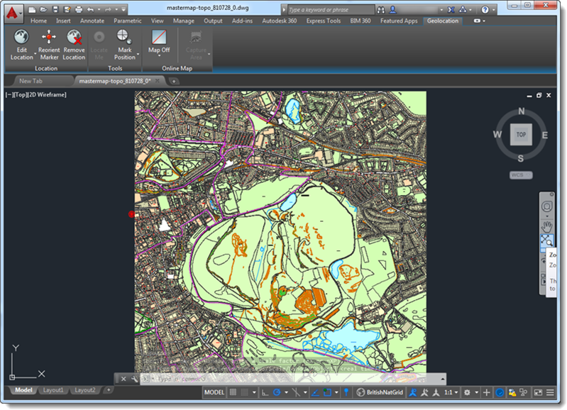 OS MasterMap®DWG