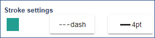 image of stroke settings